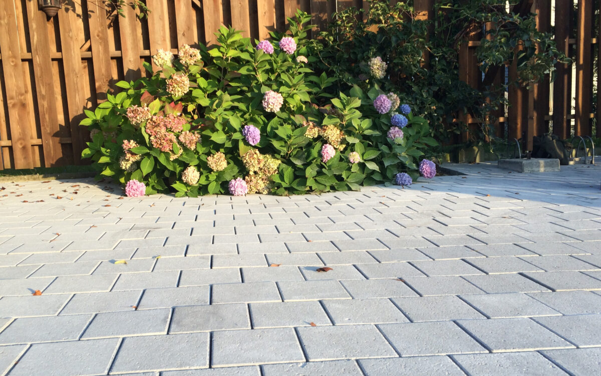 Plaza i renovert gårdsplass