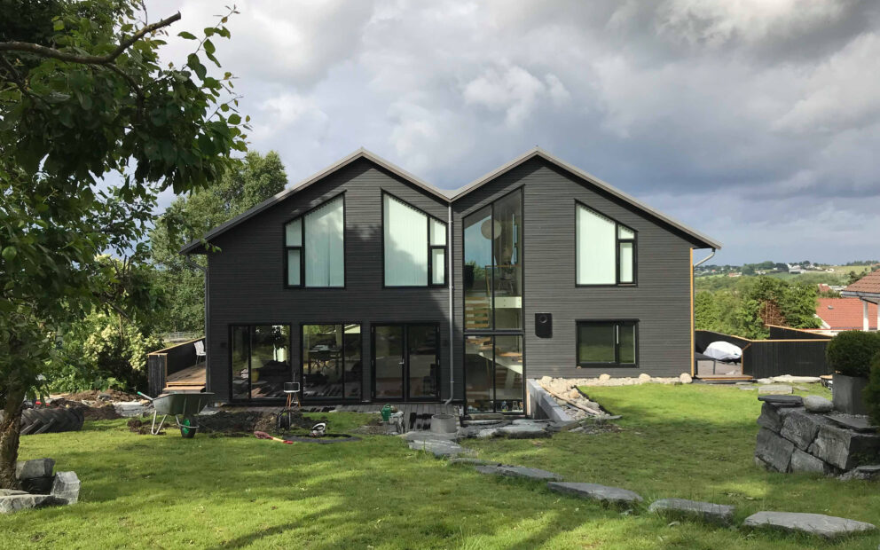 Forskalingsblokk til garasje ble bra 30