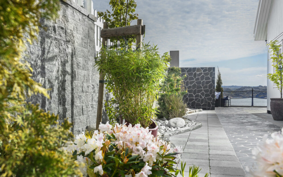 Mur forskalingsblokk splitt ved Helle Antikk