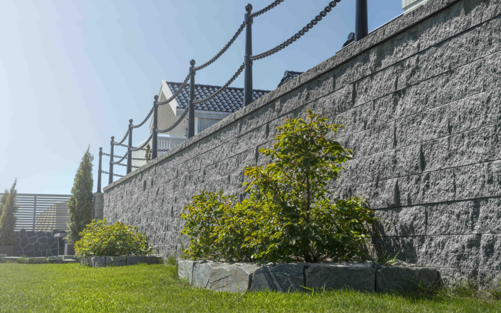 Forskalingsblokk splitt, rett mur