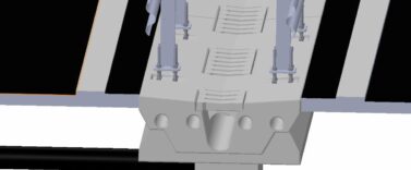 Q Storm utløpselement for dobbelt rekkverk