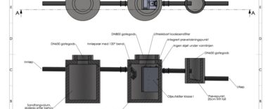 Konseptmodell SG oljeutskiller NS10 DN1200 konseptmodell
