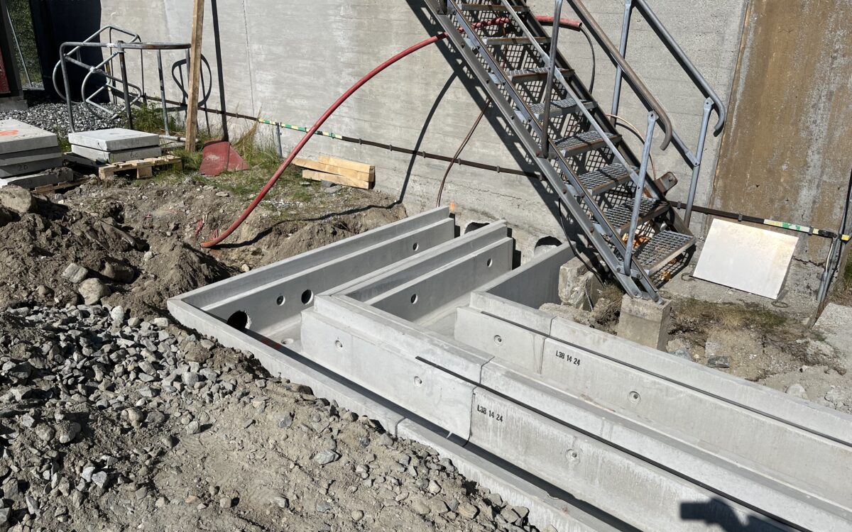 Våtstøpte Kabelkanaler til Kvernevik 8