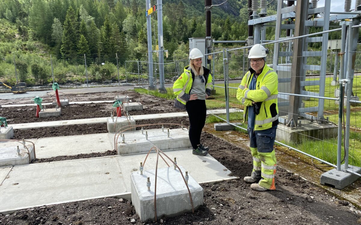 Skjævelands bløtstøpte kabelkanaler i Dalen 12