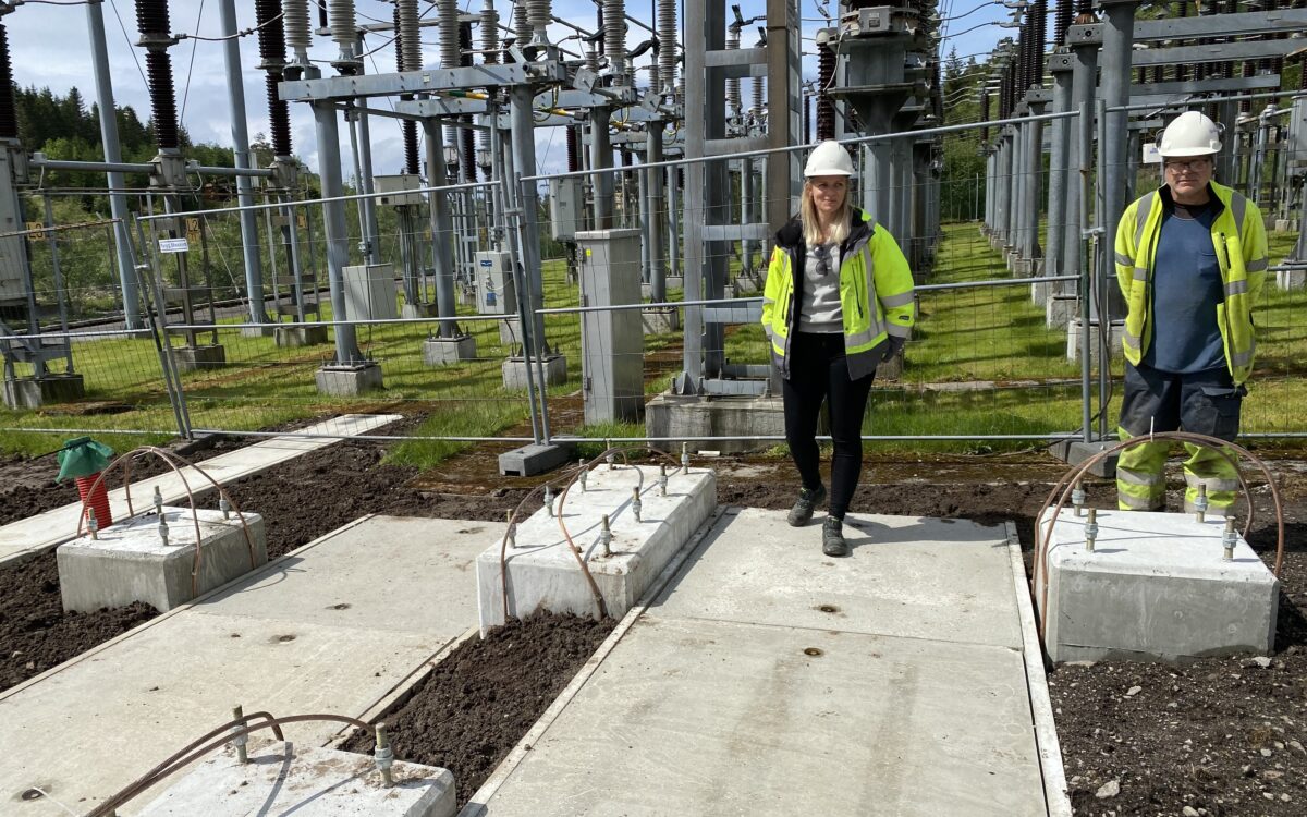 Skjævelands bløtstøpte kabelkanaler i Dalen 14