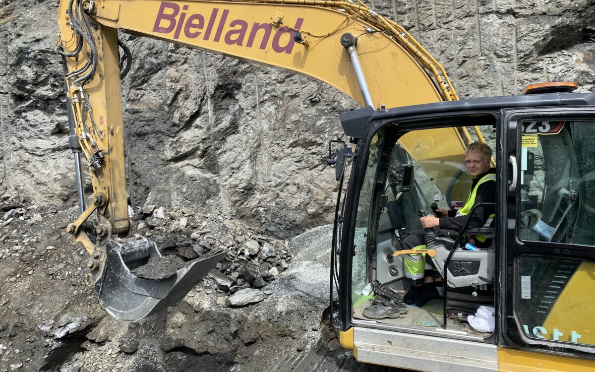 Bjelland bygger Sykkelsti VA Skjæveland 5