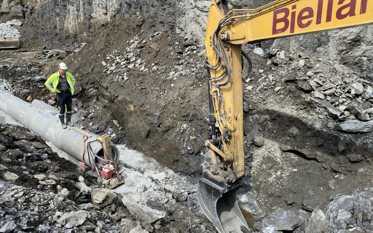 Bjelland bygger Sykkelsti VA Skjæveland 6