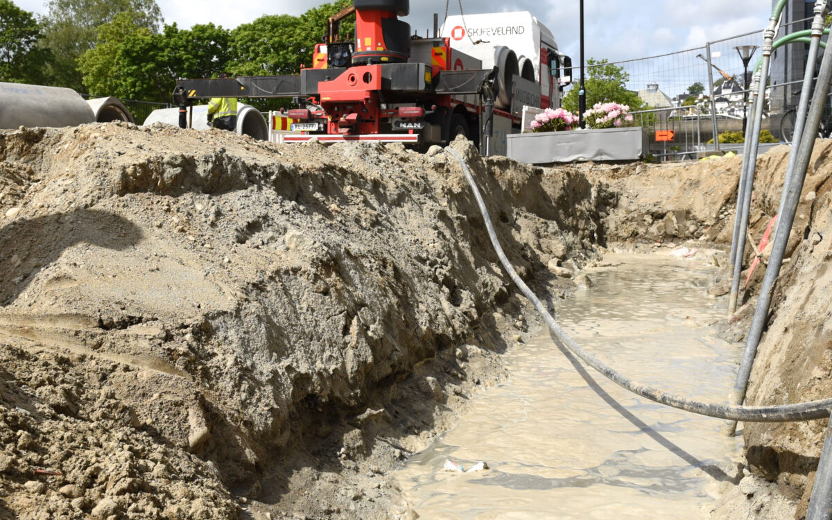 VA arbeid Sandnes sentrum 2