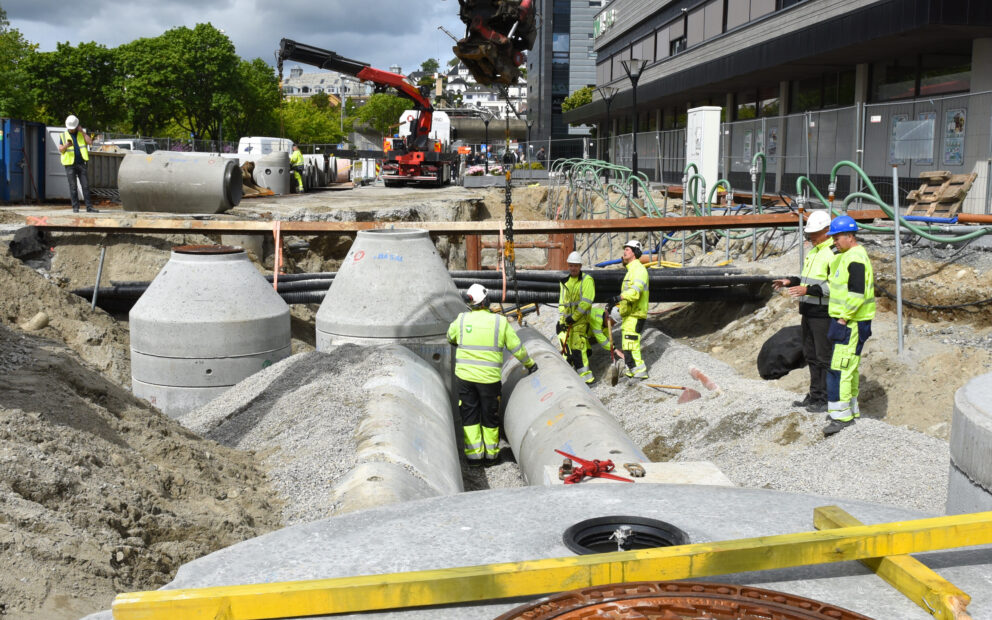 VA arbeid Sandnes sentrum 5