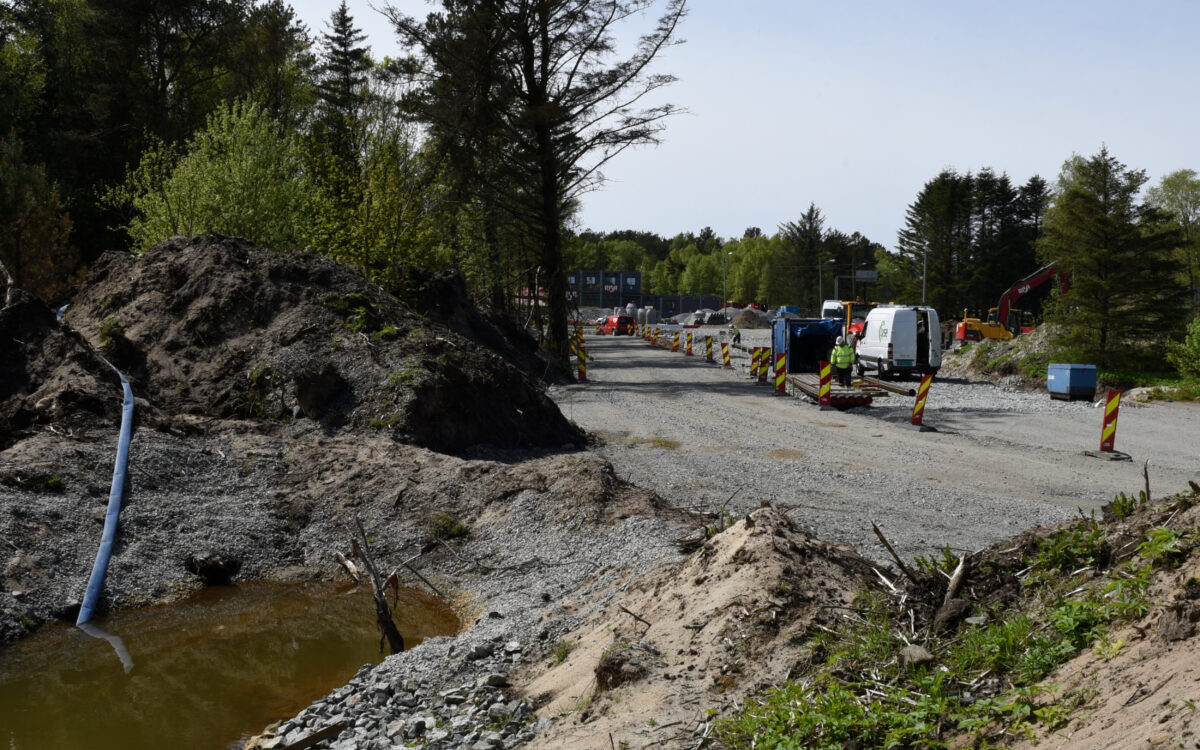 Vegarbeid rør Risa Sola 7