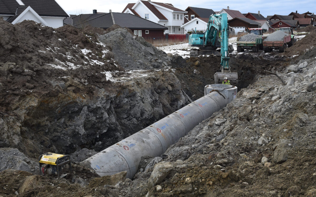 Fotrør Mellemstrand Klepp m Asplan Viak 4