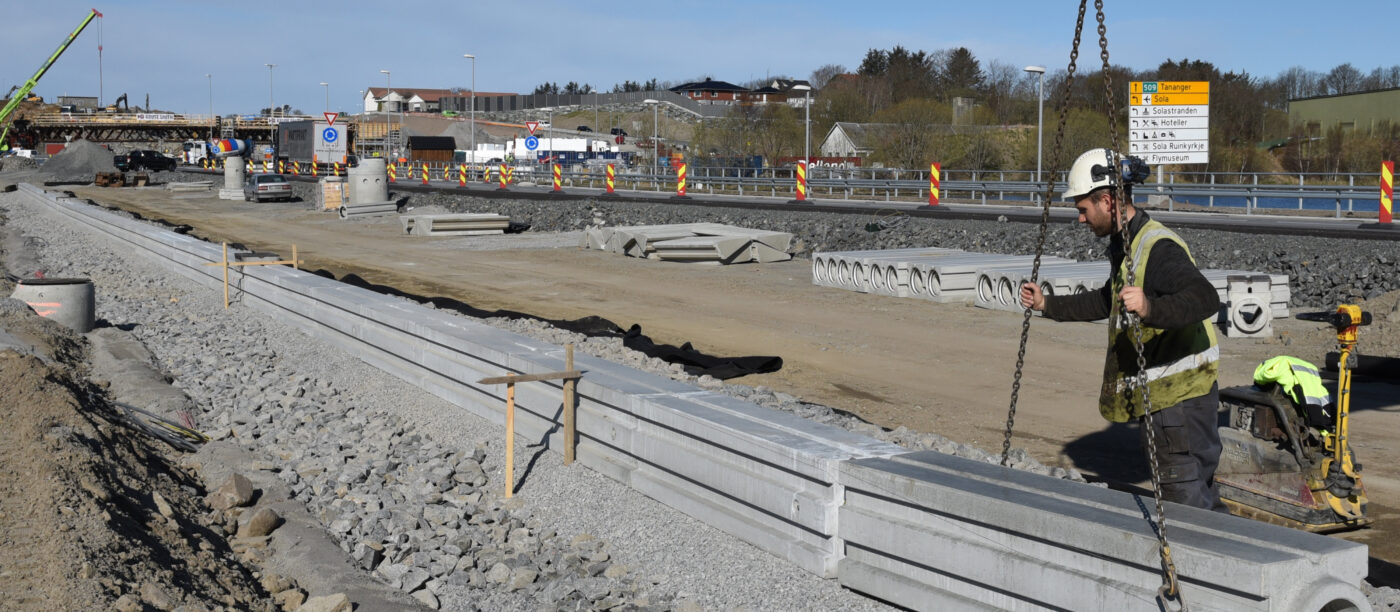 Slisserenner montasje flyplassvegen Bjelland 4
