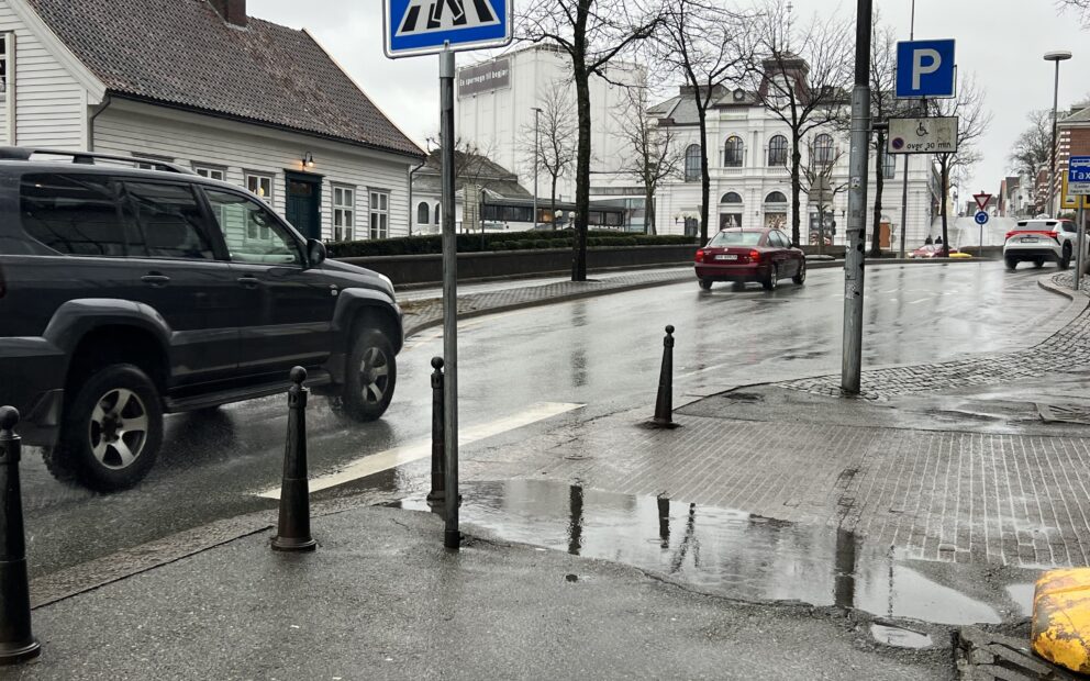 Regnvær overvann Stavanger