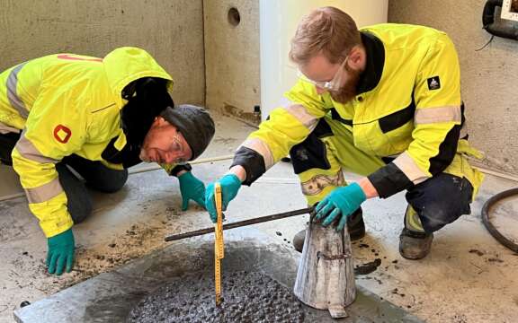 Saferock prøvestøp 1