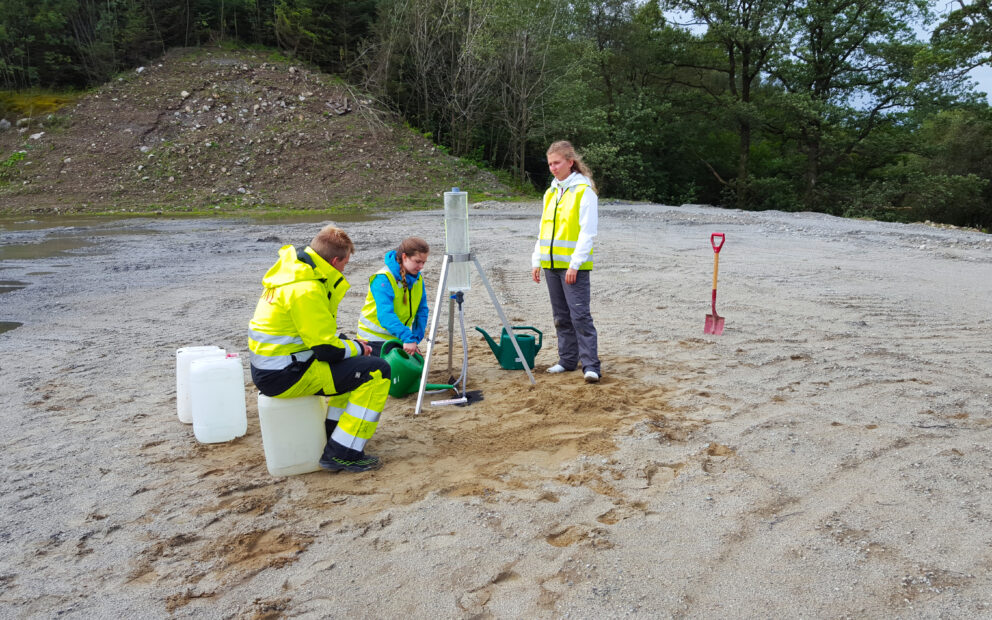 Infiltrasjonstesting industritomt 1