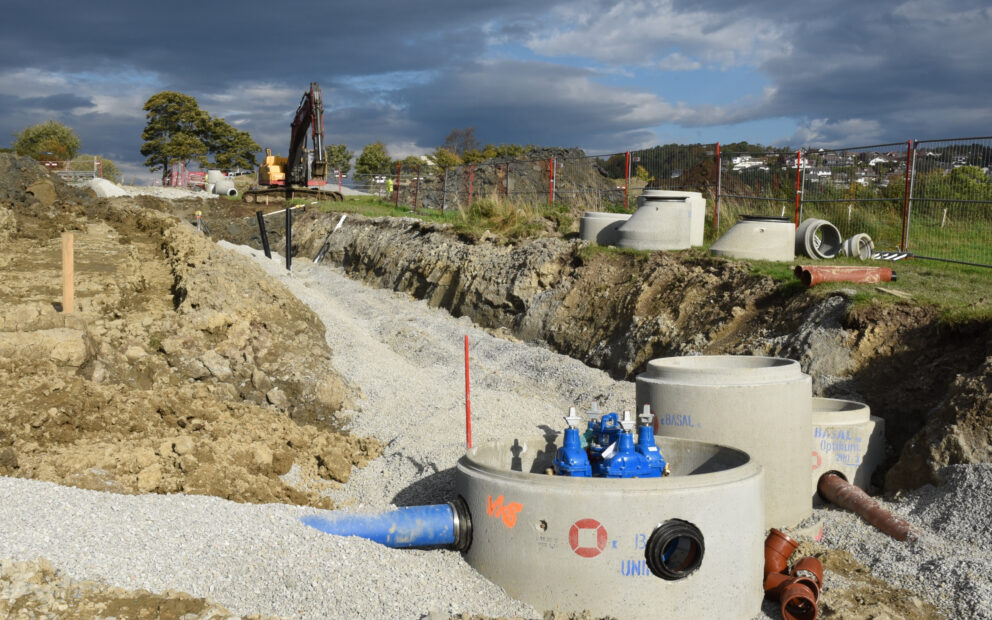 Blågrønn løsning med betong Hana 2