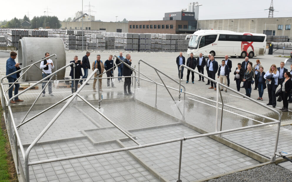Testfeltet dusjanlegg