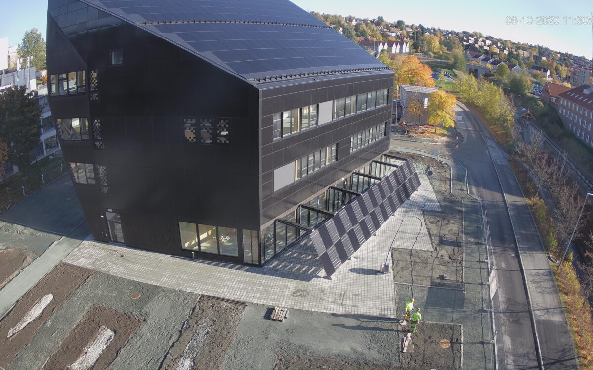 ZEB lab bygget fra õst